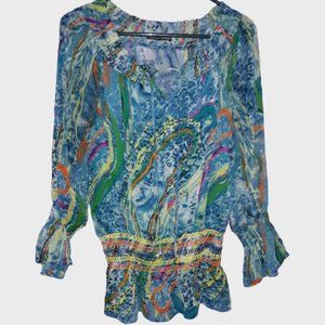 Madison Paige Boho Top (Size L)  NWOT
